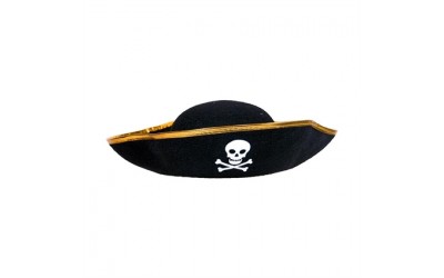Piraten hoed zwart ( kind )